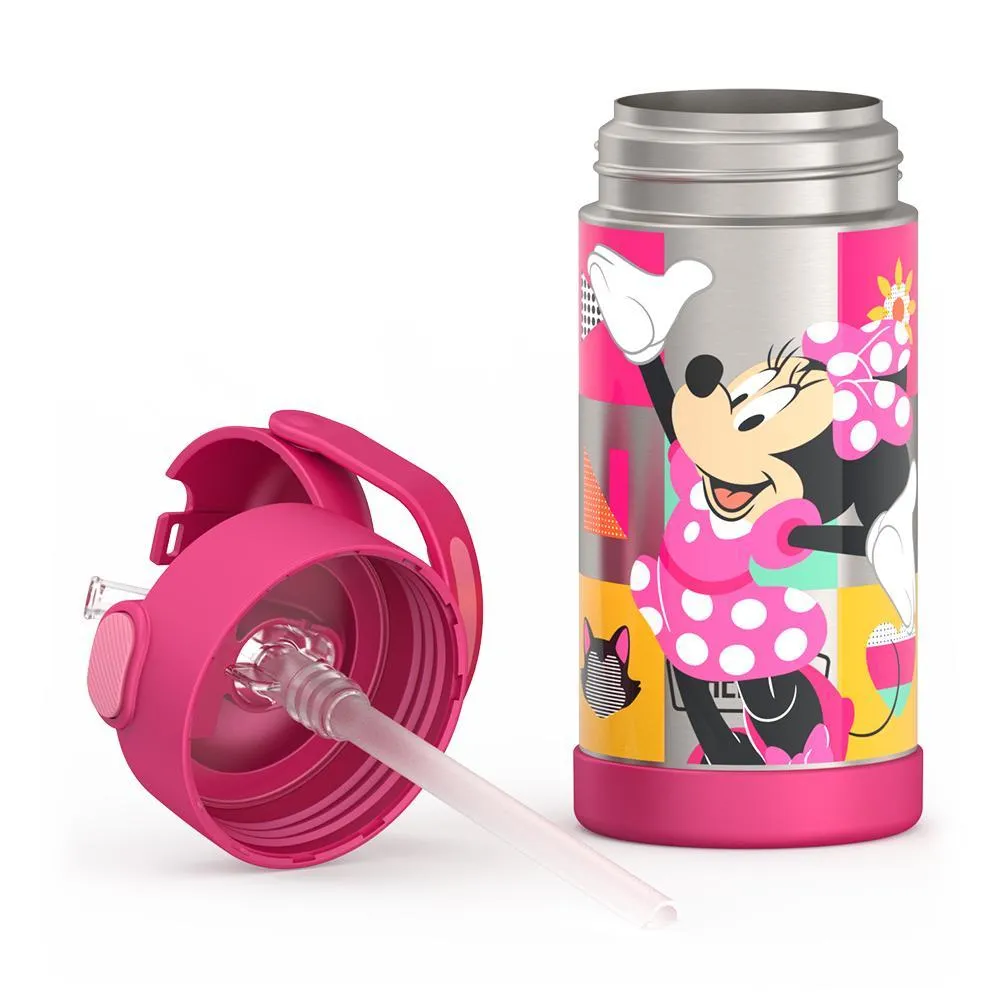 12oz FUNTAINER® WATER BOTTLE MINNIE MOUSE BOWTIQUE