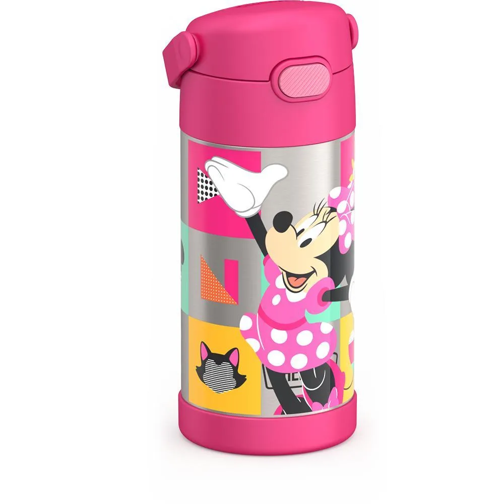 12oz FUNTAINER® WATER BOTTLE MINNIE MOUSE BOWTIQUE