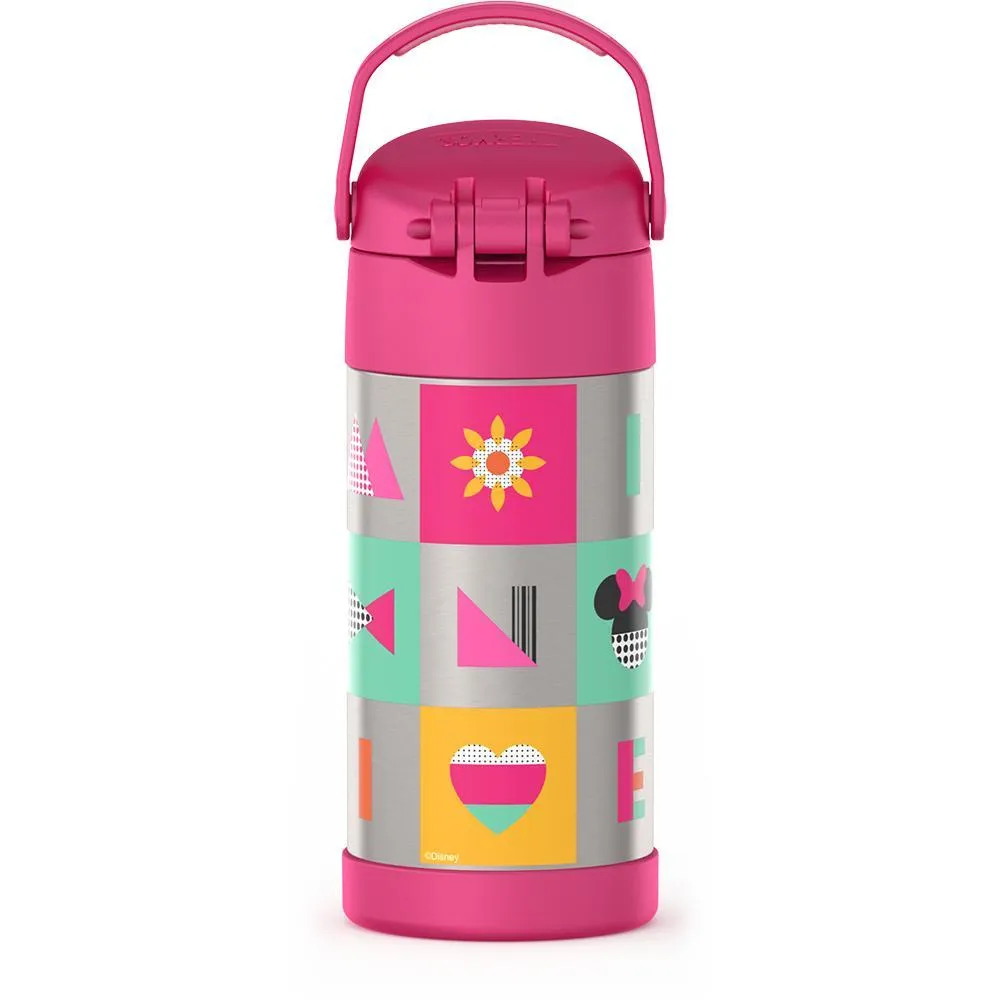12oz FUNTAINER® WATER BOTTLE MINNIE MOUSE BOWTIQUE