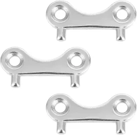 3 PCS Boat Gas Cap Key Stainless Steel Deck Fill Plate Key Fuel Tank Fill Filler Spare Key Replacement Plate Tool Water Filler Tool Key Fuel Cap Keys for Marine Boat Yacht Fuel Water Tank
