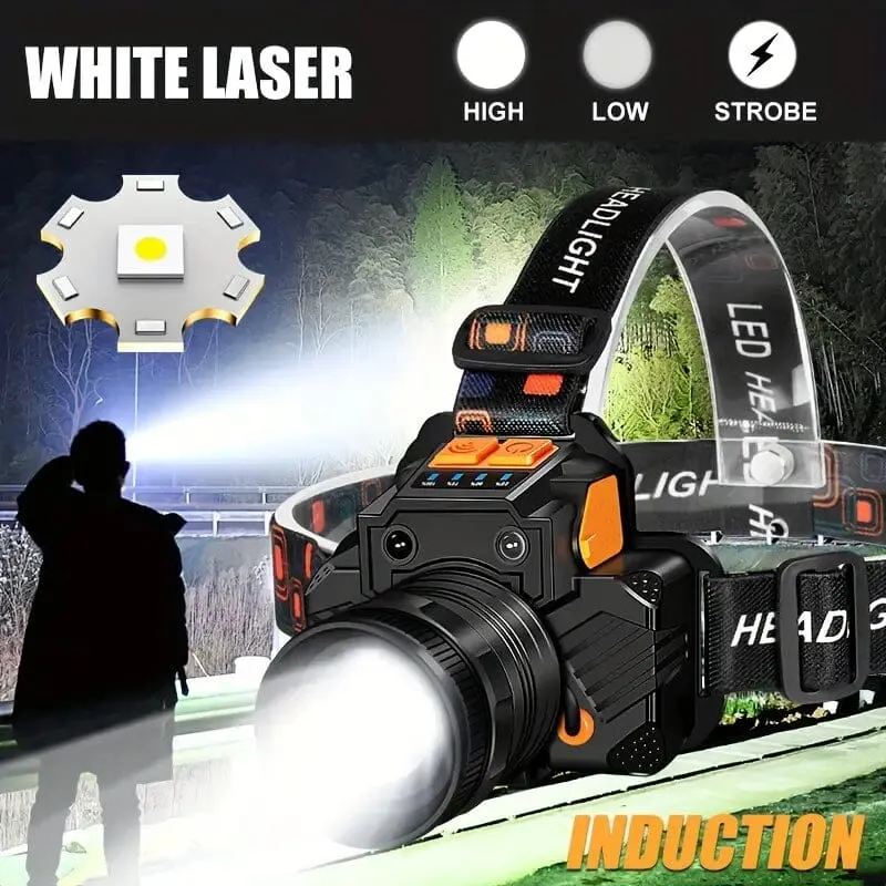 3000 Lumen LED Super Bright Headlamp