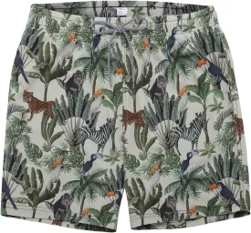 Biwisy Mens Swim Trunks Quick Dry Swim Shorts with Mesh Lining Funny Beach Shorts
