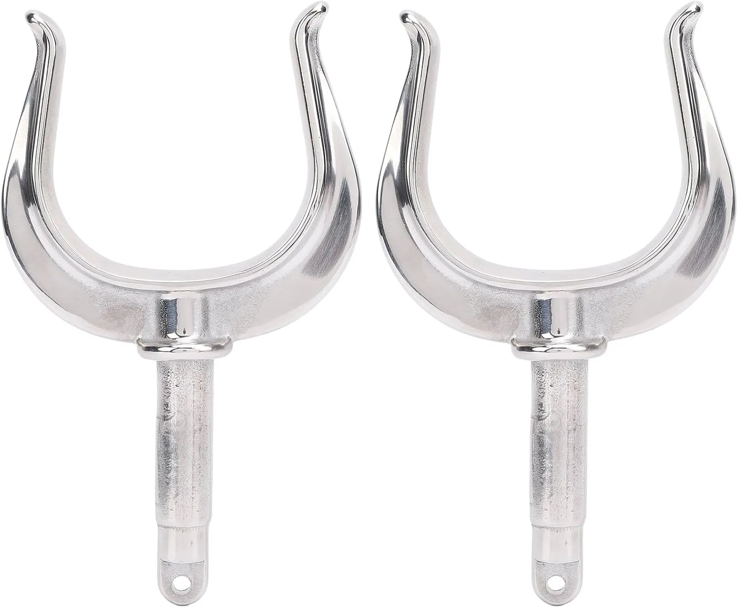 Boat Row Lock Heavy Duty Stainless Steel Oarlock for Marine Water Raft Kayak Universal Fit 2PCS