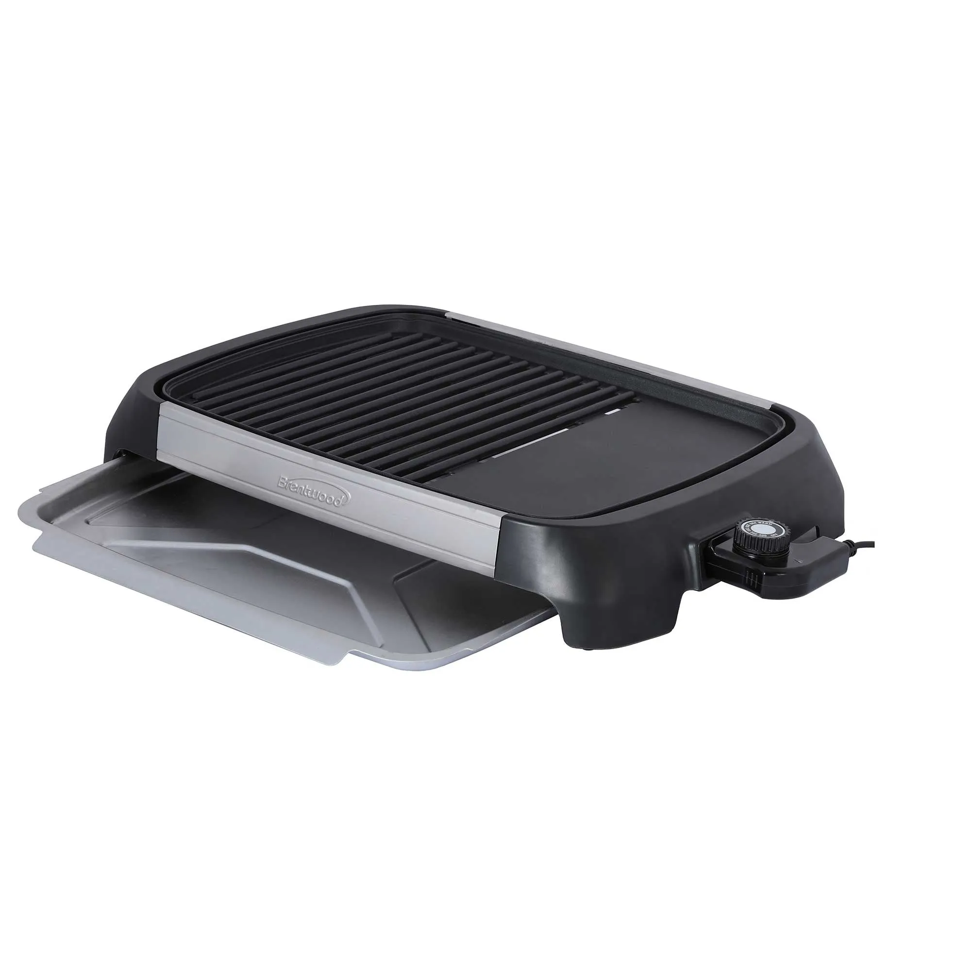 Brentwood Select TS-641 1200-Watt Electric Indoor Grill & Griddle, Stainless Steel