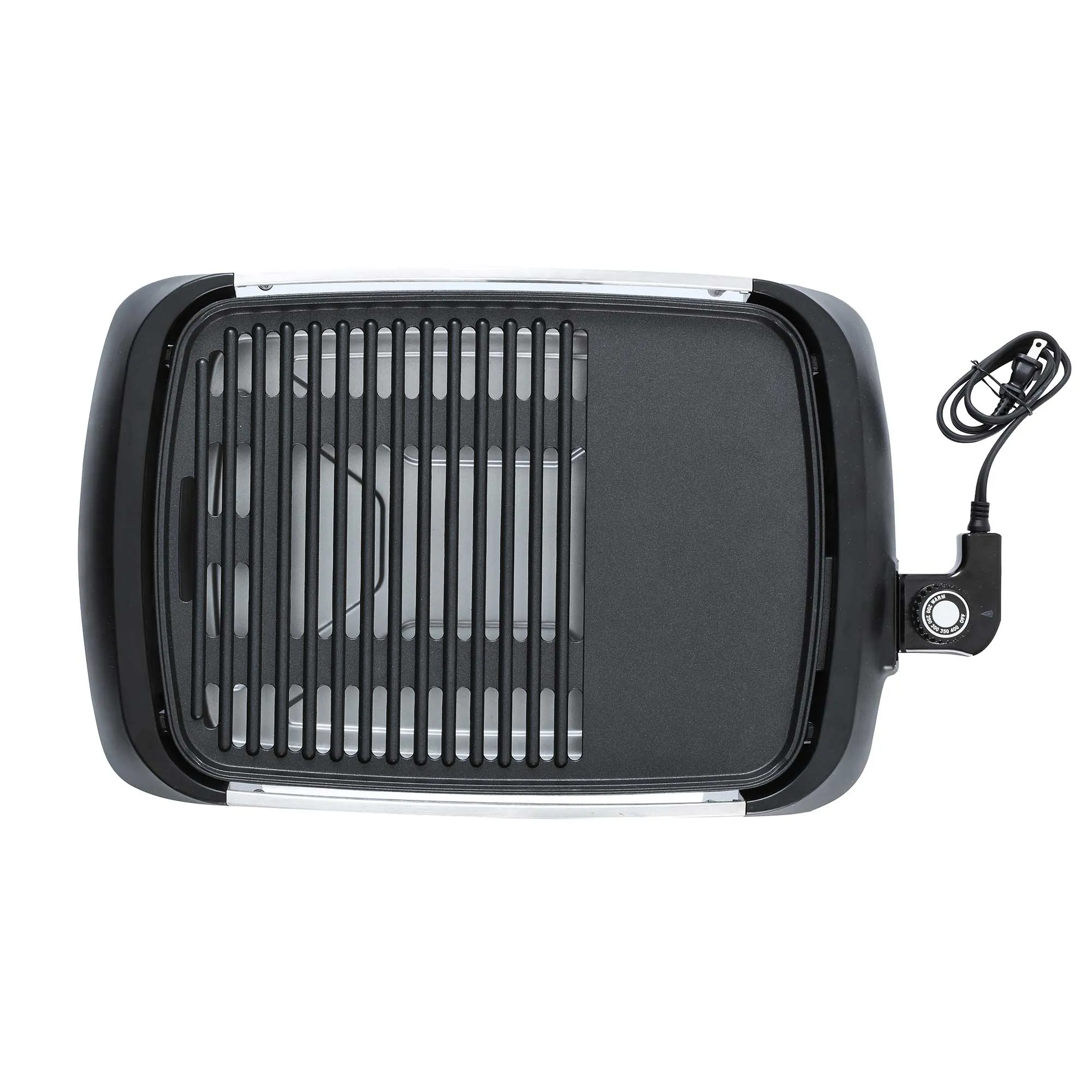 Brentwood Select TS-641 1200-Watt Electric Indoor Grill & Griddle, Stainless Steel
