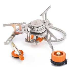 Camping Gas Stove Outdoor Burner - Strong Fire Heater, Survival Cooker, Picnic & Tourism Supplies