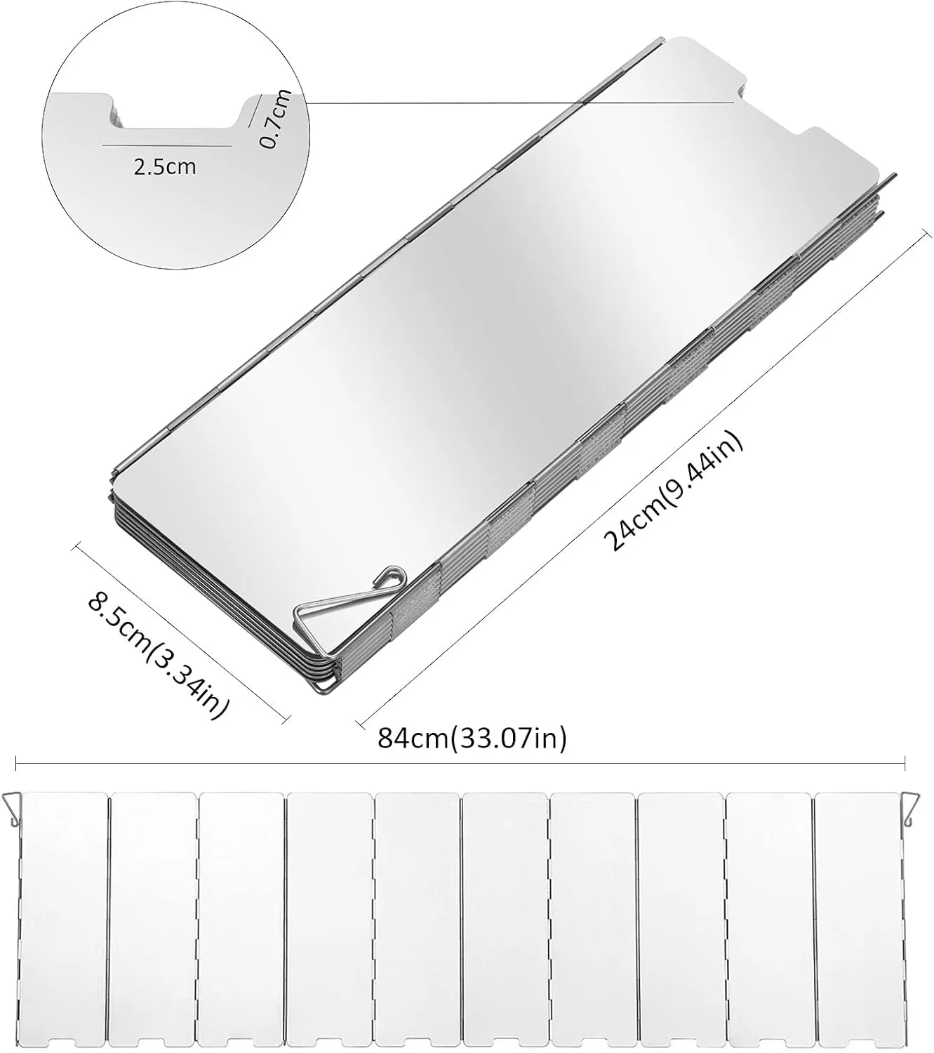 Camping Stove Windshield
