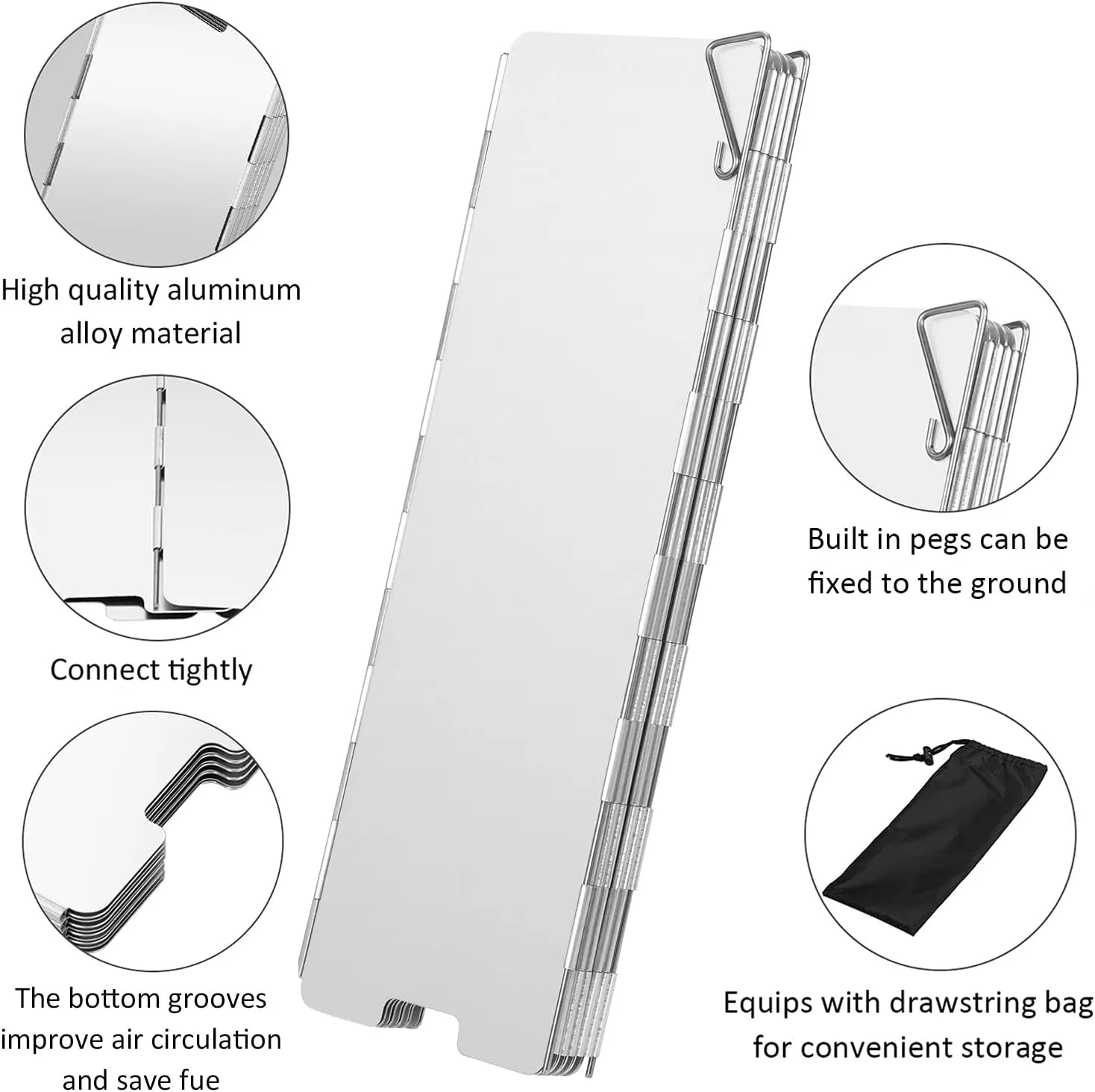 Camping Stove Windshield