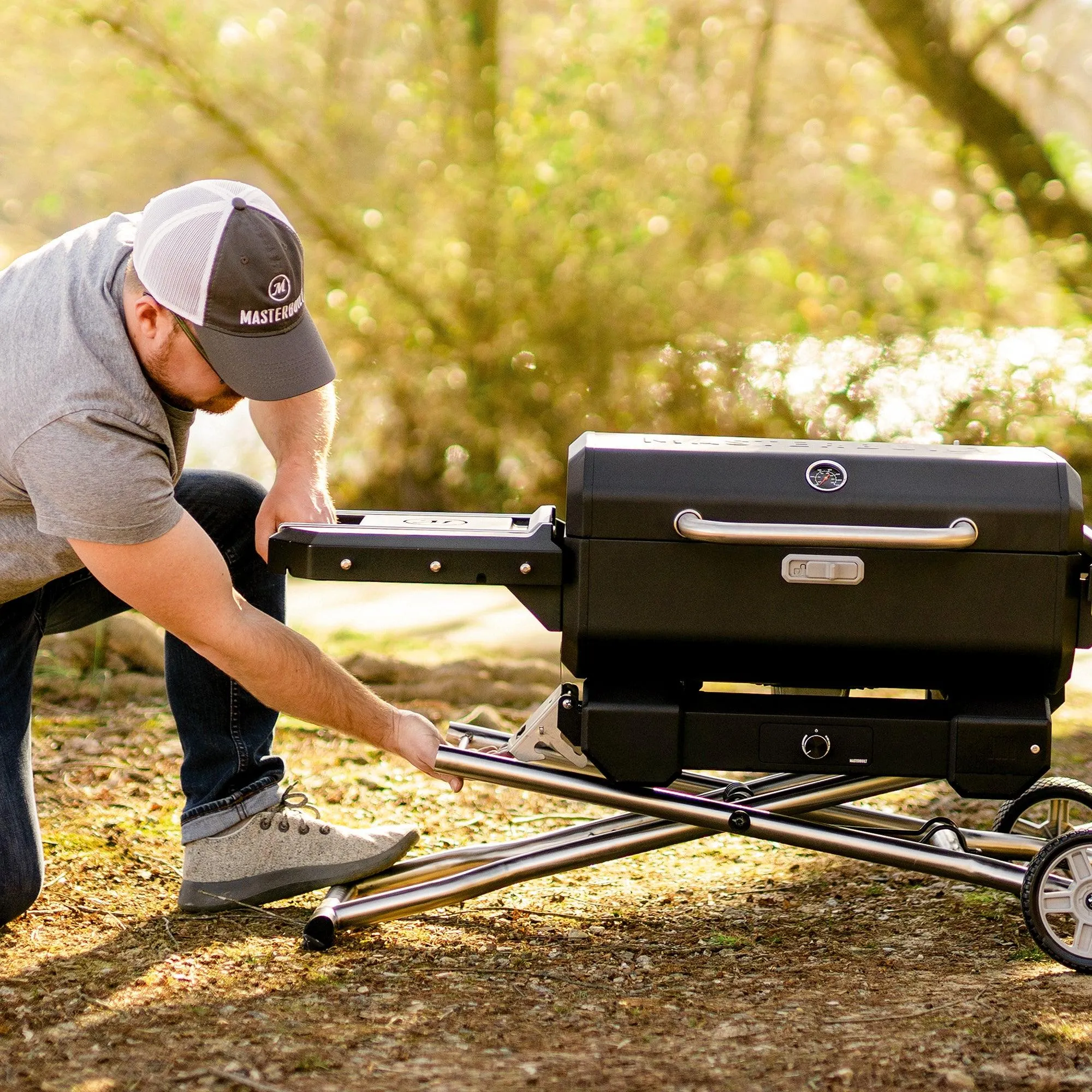 Cart for Masterbuilt Portable Charcoal BBQ