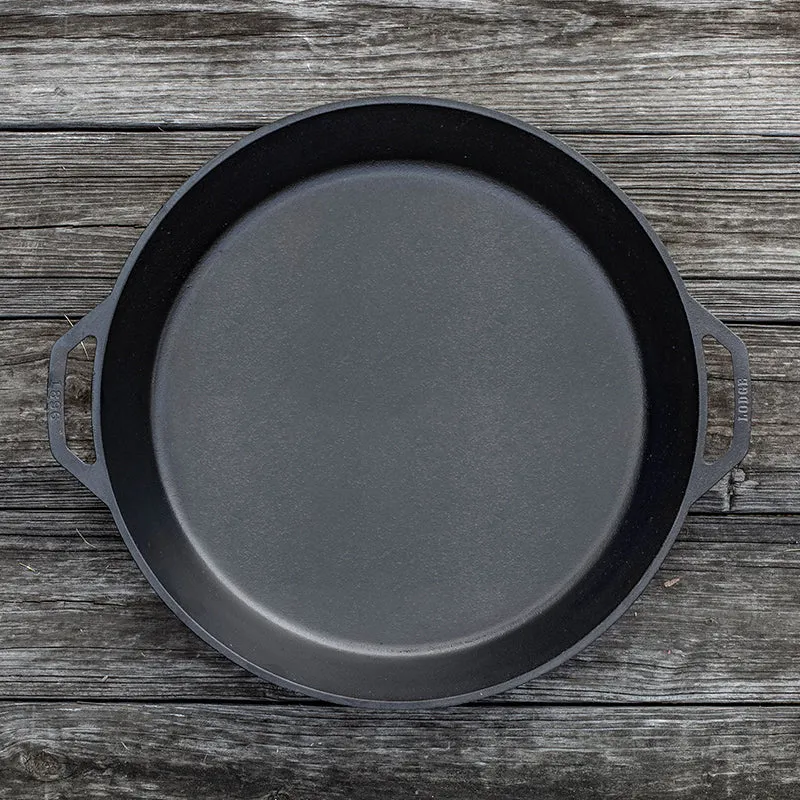 Cast Iron Dual Handle Pan-(17 Inch)