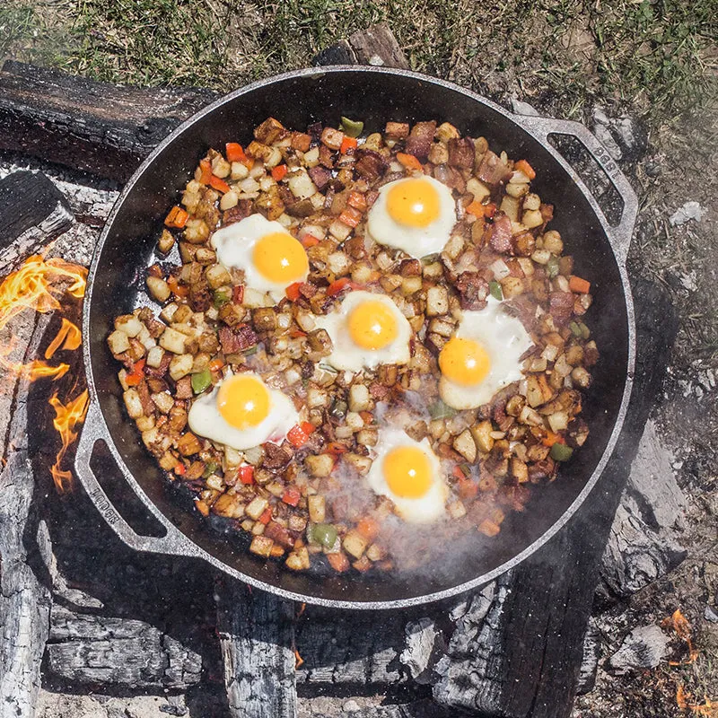 Cast Iron Dual Handle Pan-(17 Inch)