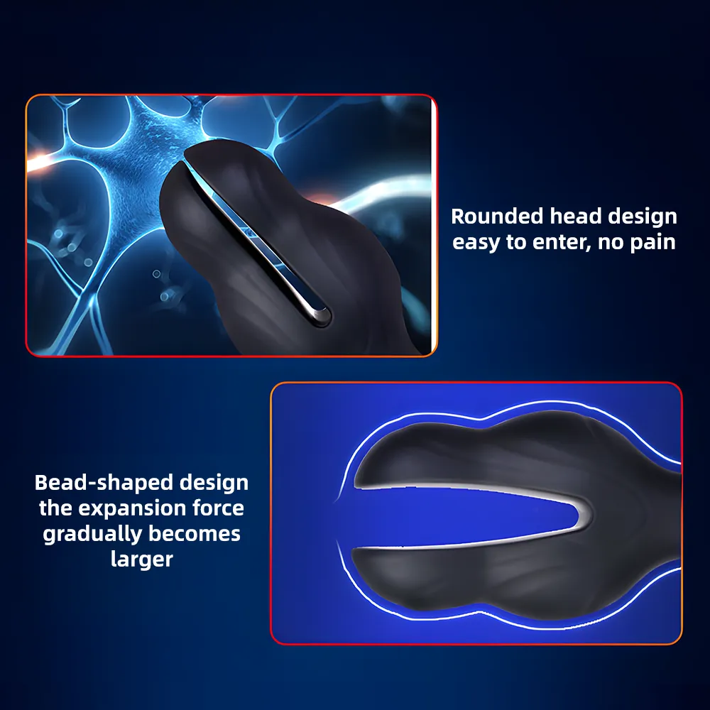 Electric Butt Plug - Multi Functional Anal Dilator - 8 Frequency Vibrating Anal Toy