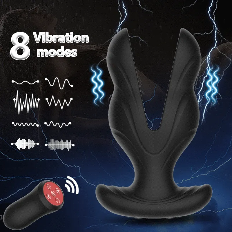 Electric Butt Plug - Multi Functional Anal Dilator - 8 Frequency Vibrating Anal Toy