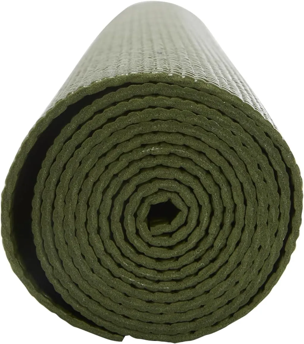 Everyday Yoga Deluxe Mat - 72"L x 24"W Non Slip Exercise Mat, Anti-Tear, 3-5mm Thickness for Yoga, Pilates & Floor Workouts