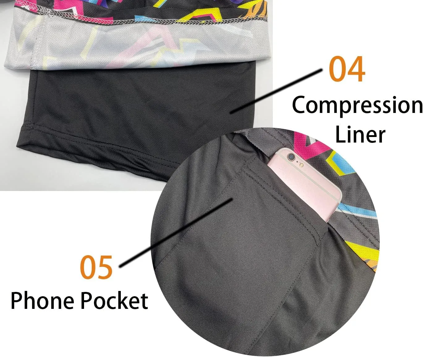 feelacle Mens Swim Trunks 9 Inch Inseam Board Shorts Beach Swimwear Bathing Suit with Compression Liner and Pockets