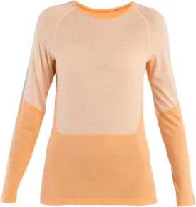 Icebreaker Merino Women's 200 Senebula Shirts, Long Sleeve Crew, 100% Pure Merino Wool Base Layer