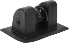 Inflatable Boat Anchor Holder, PVC Kayak Anchor Holder with Rollers, Professional Rope Support for Rafts Yachts Kayaks, Made of Premium Quality Material, Easily Install and (Black)