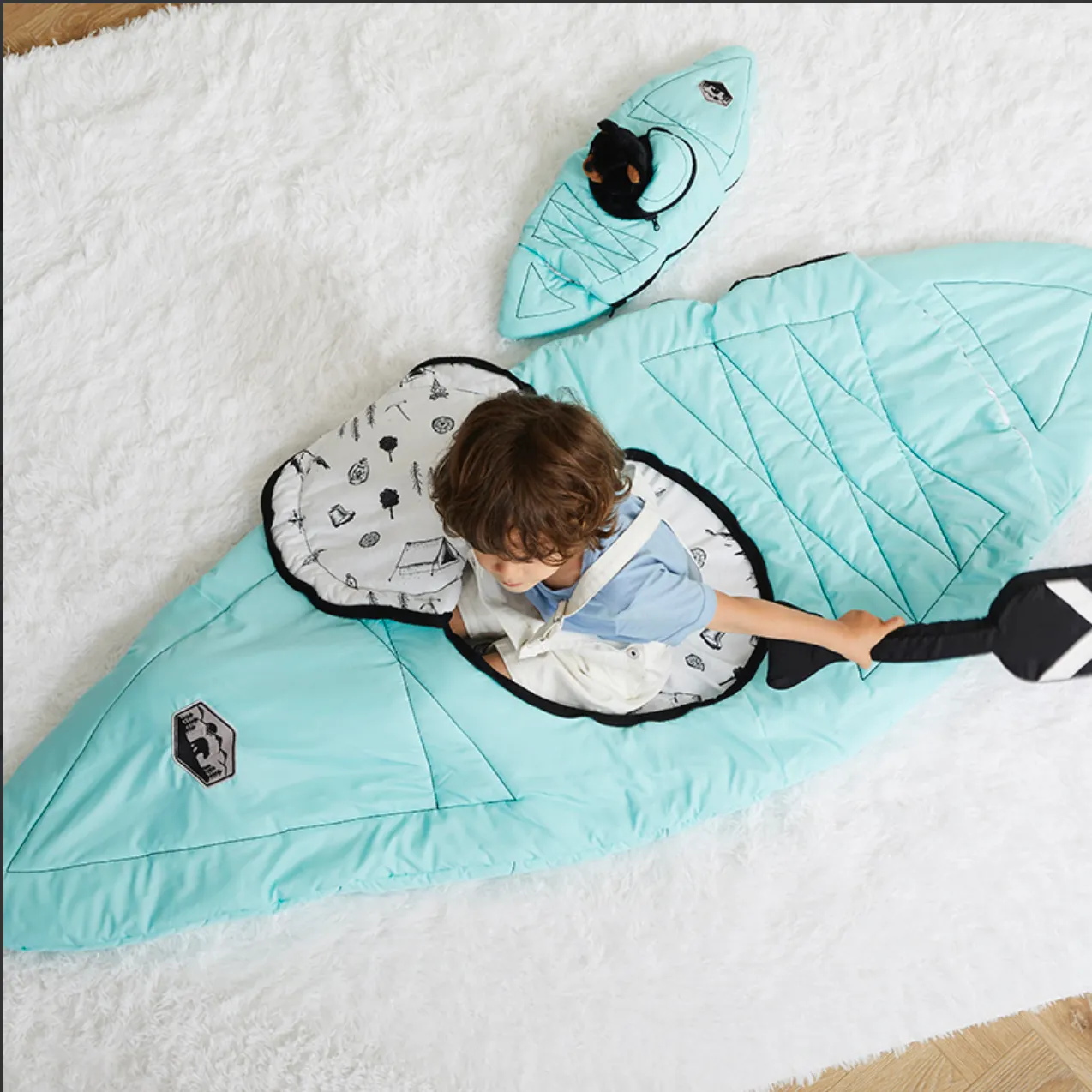 Kayak Sleeping Bag with Oar