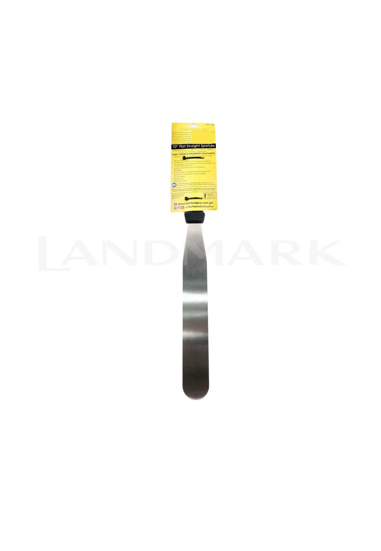 Kitchen Pro Stainless Flat Straight Spatula 10"