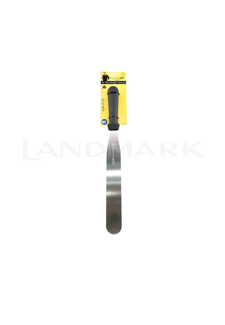Kitchen Pro Stainless Flat Straight Spatula 10"