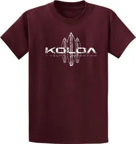 Koloa Vintage Surfboard Logo T-Shirts in Regular, Big and Tall Sizes