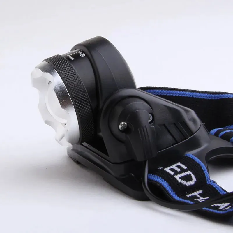 LED Headlamp Flashlight Running Camping Hiking Head Lamp Lightweight Waterproof AA Battery Zoomable Headlight