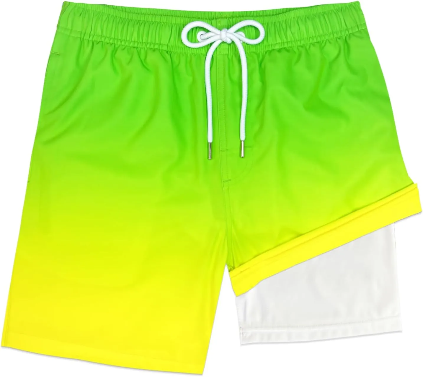 LUCOWEE Boys Swim Trunks with Compression Liner Comfortable Anti-Chafe Swimming Shorts Stretchy UPF Quick Dry Size 3T-20