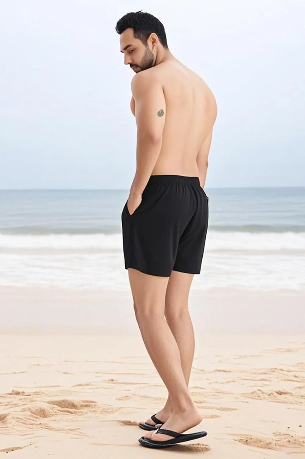 Men's Swim Trunks 5 Inch Quick Dry Board Shorts Mesh Lining Swimming Trunks Beach Shorts for Men Bathing Suits