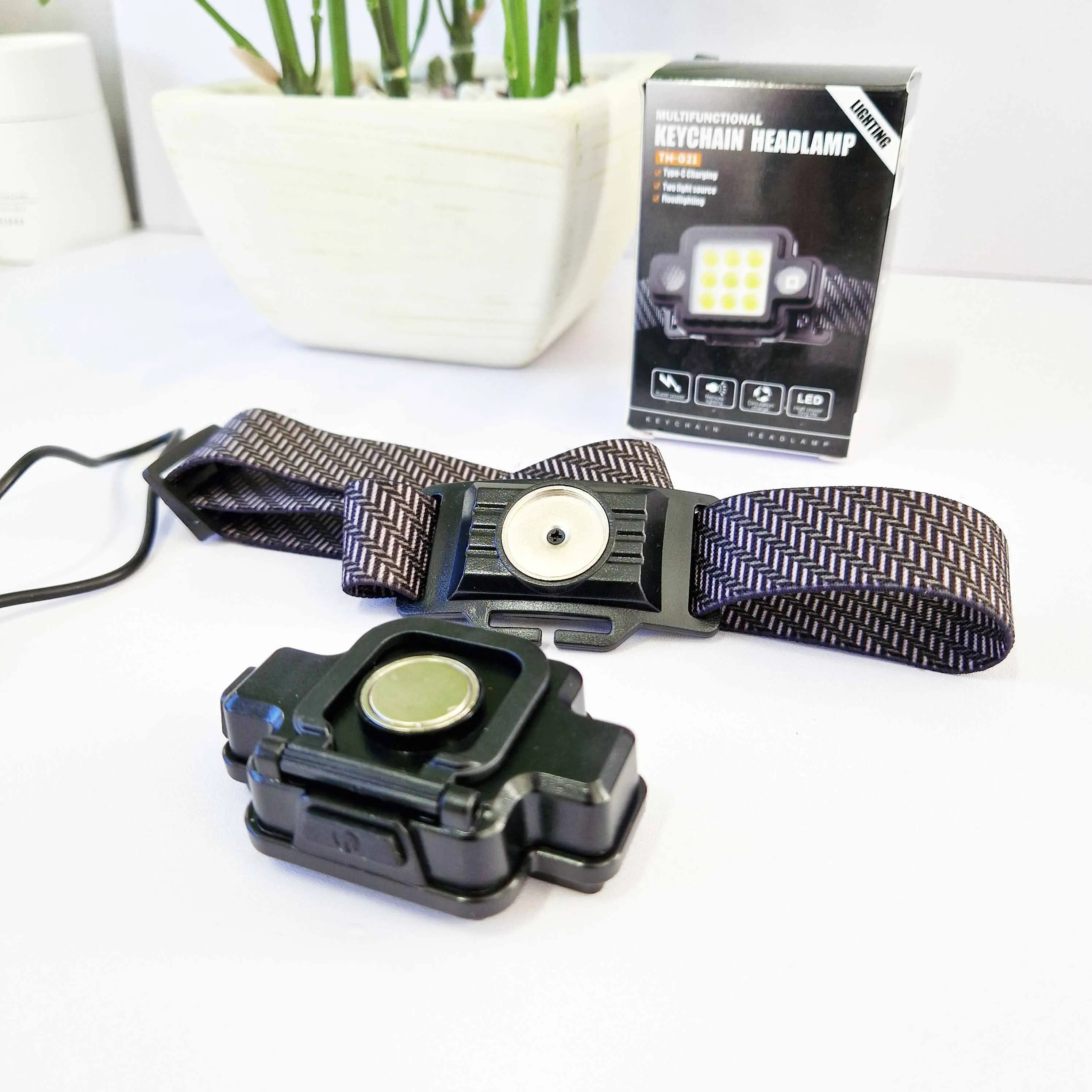 Multifunctional Detatchable Rechargeable LED Headlamp