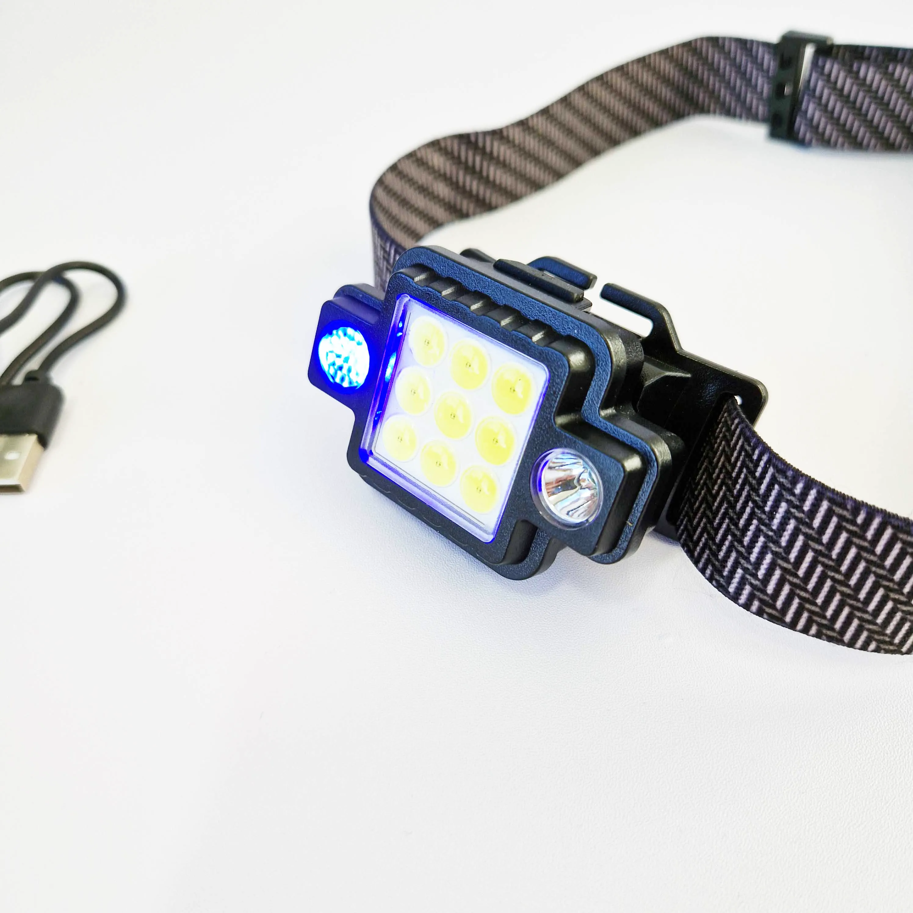 Multifunctional Detatchable Rechargeable LED Headlamp