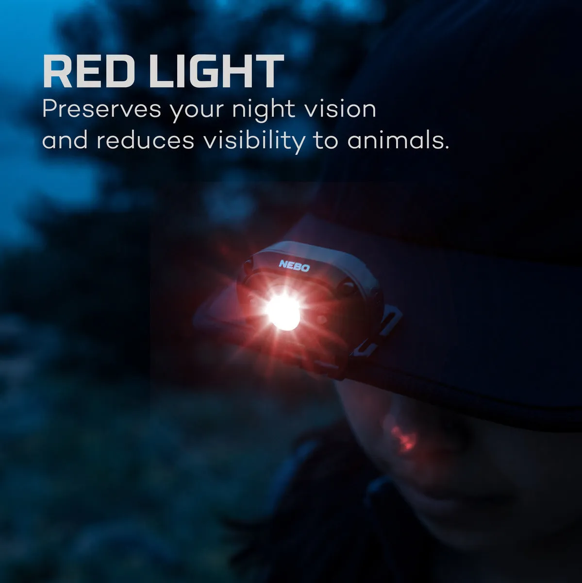 Nebo Mycro Red Light Headlmap Rechargeable