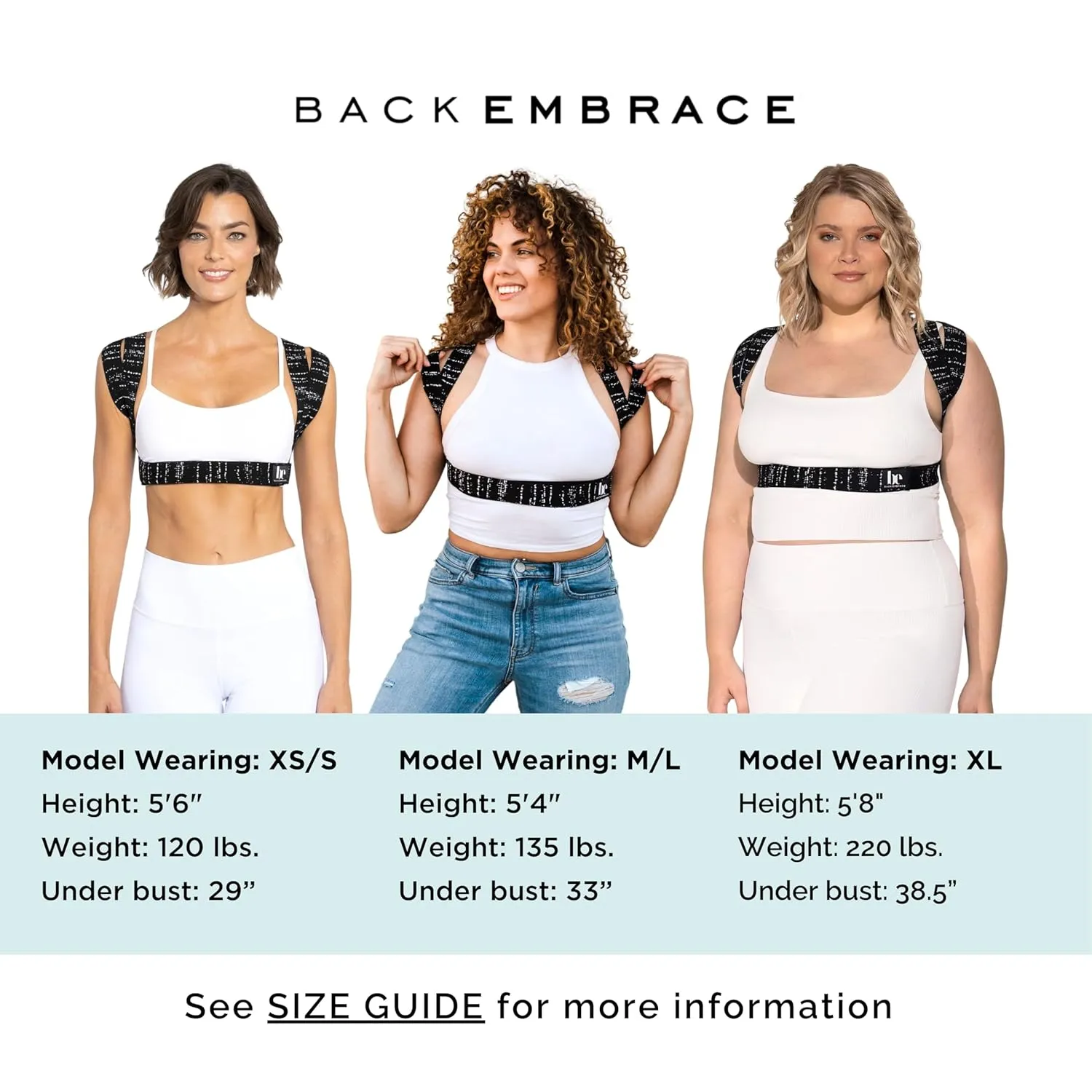 Posture Corrector for Women and Men - Made in USA - Slim and Adjustable Shoulder Brace - Back Brace for Back Pain Relief - Sand Drizzle XL