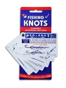 Pro-Knot Fishing Knots - Waterproof Knot Cards With 12 Best Fishing Knots | Easy To Follow Knot Tying Instructions | Fisherman Gift Idea Ring-bound  May 8, 2024