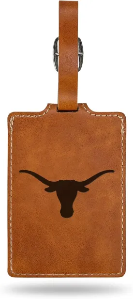 Rico Industries NCAA Alabama Crimson Tide Laser Engraved Ultra Suede Luggage Tag - Includes ID Card