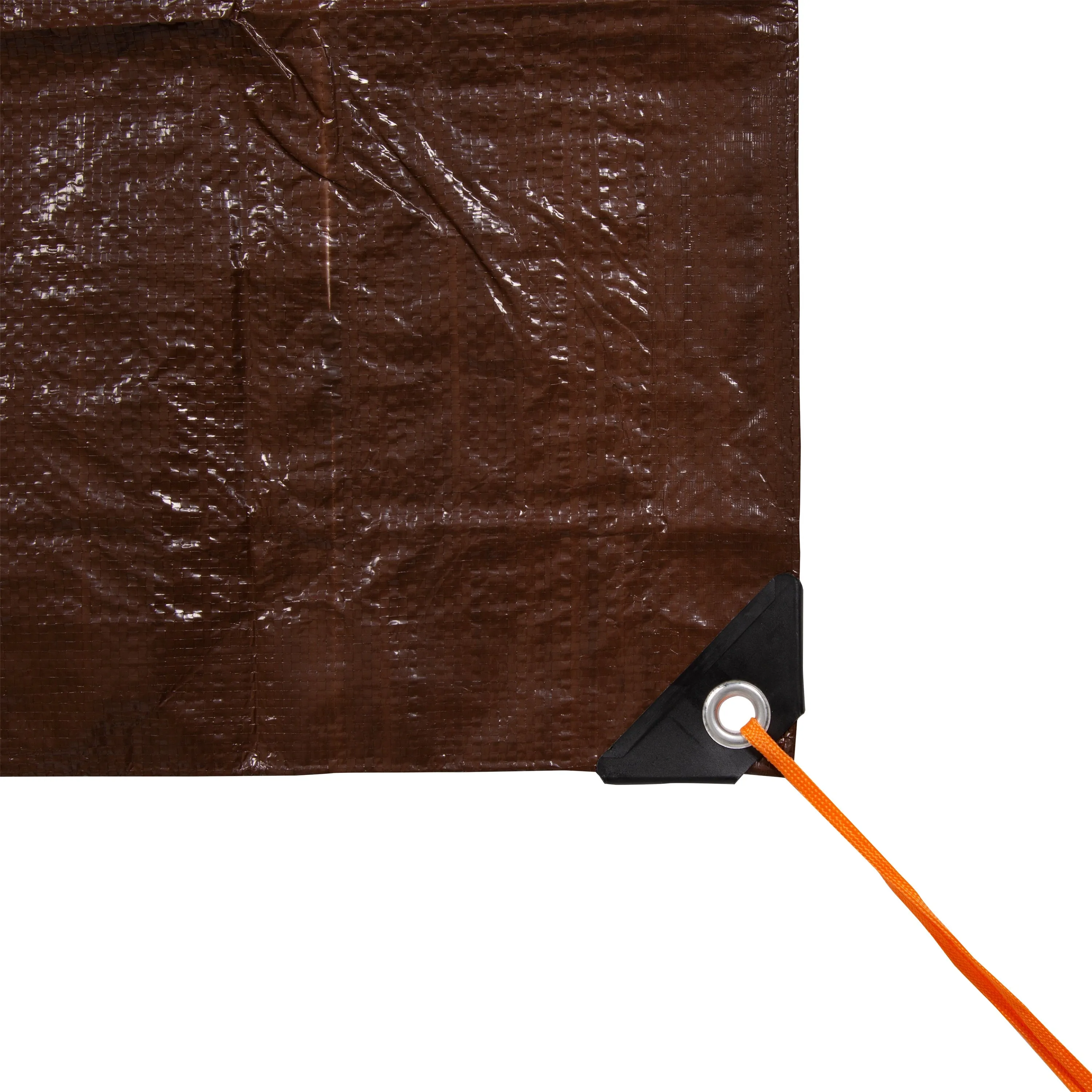 Rip Stop Tarp - 8 Ft X 10 Ft - Brown - Standard Duty