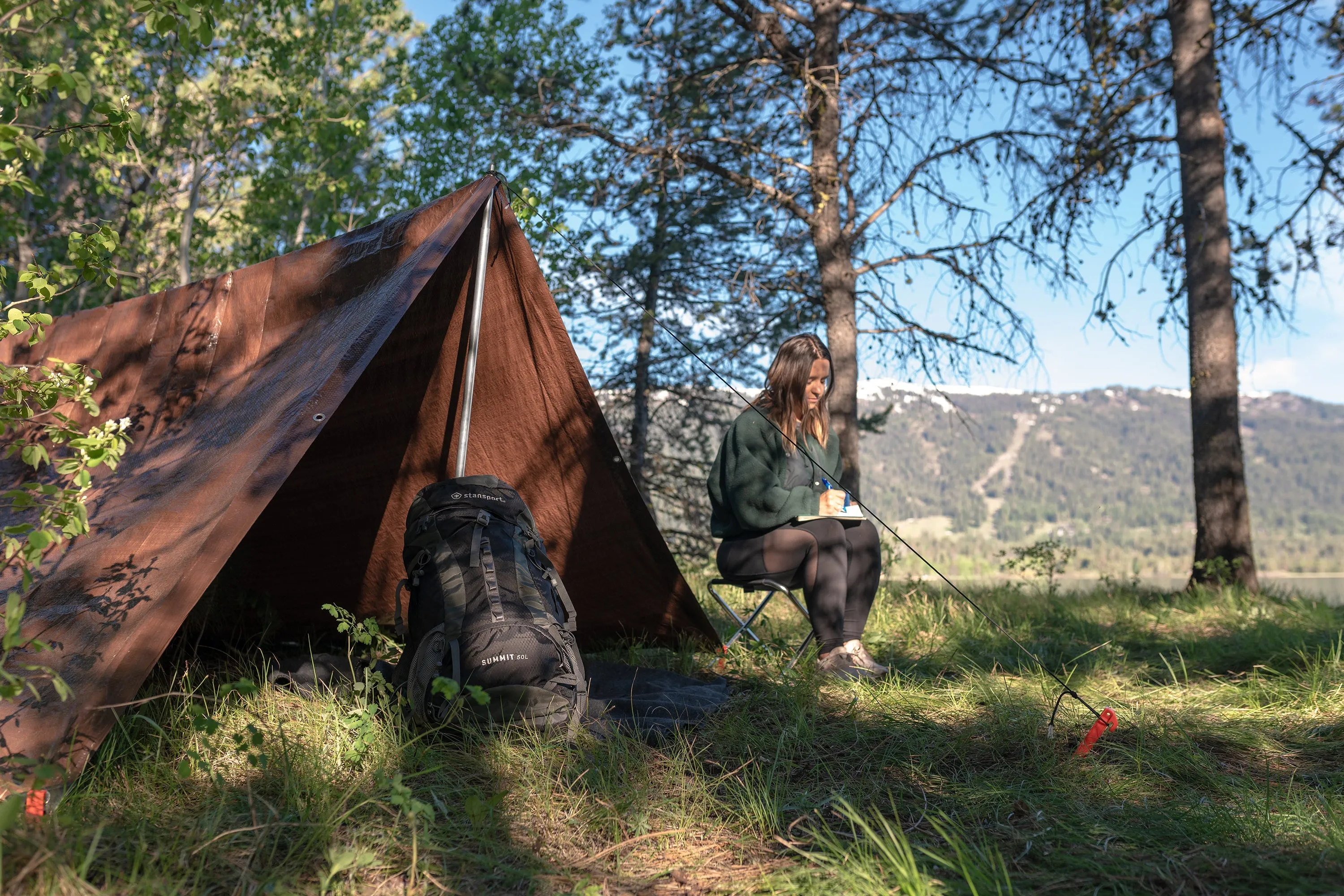 Rip Stop Tarp - 8 Ft X 10 Ft - Brown - Standard Duty