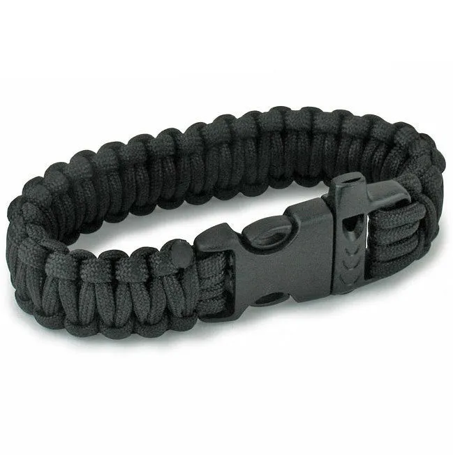 SAS Survival Paracord Bracelet 550lbs With Whistle