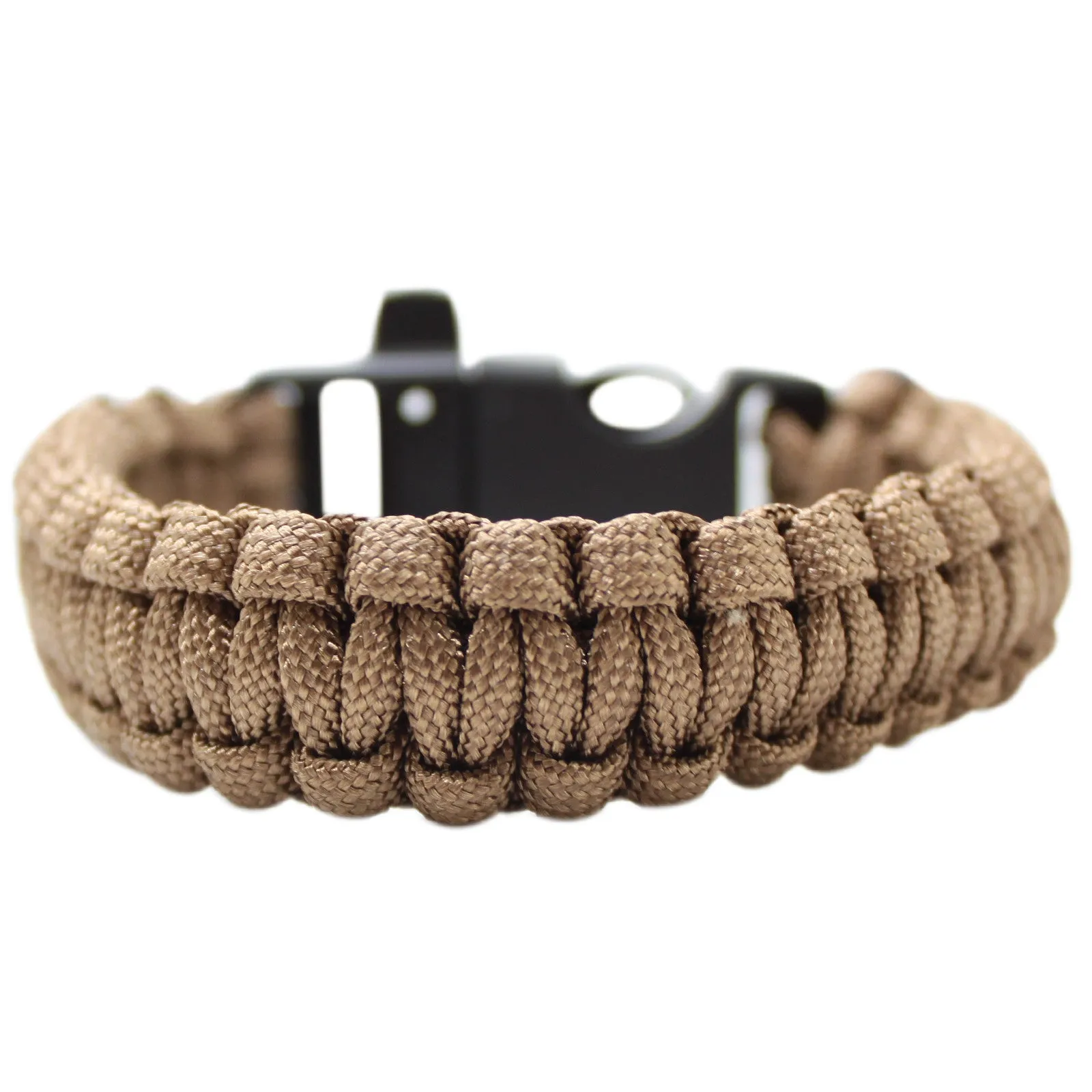 SAS Survival Paracord Bracelet 550lbs With Whistle