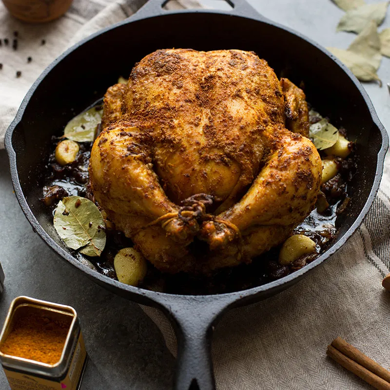 Seasoned Cast Iron Skillet-(12 Inch)