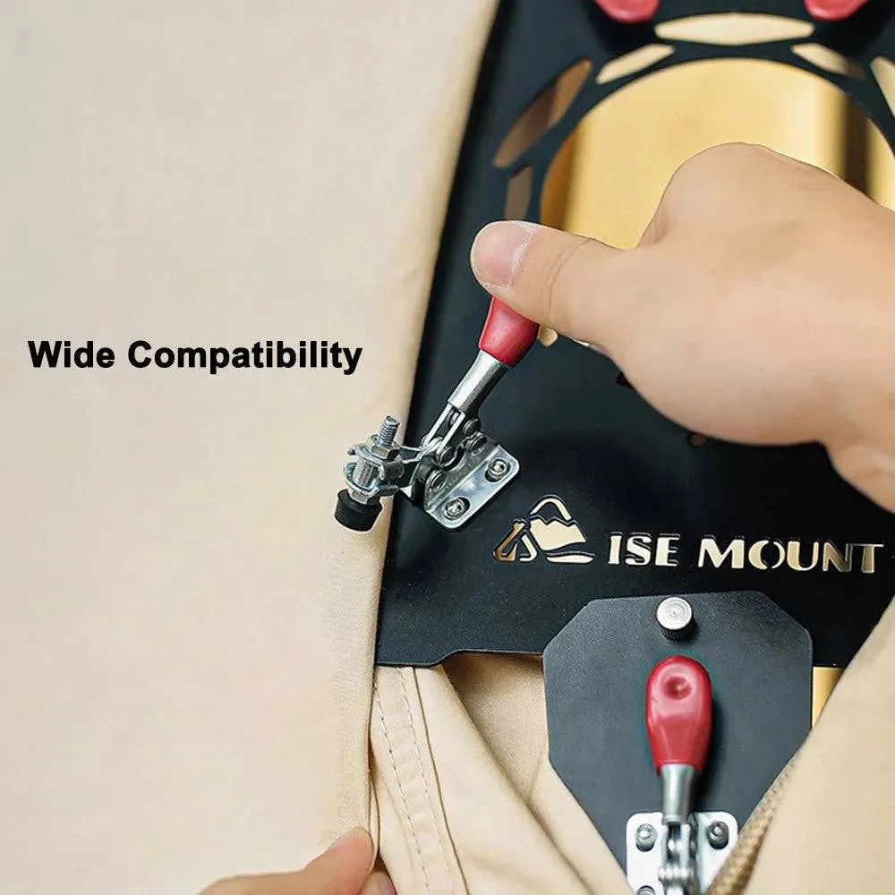 Tent Chimney Anti-Scald Plate Clip-on Stove Jack Camping Tent Protector No-Opening Tent Chimney Guard for Chimneys