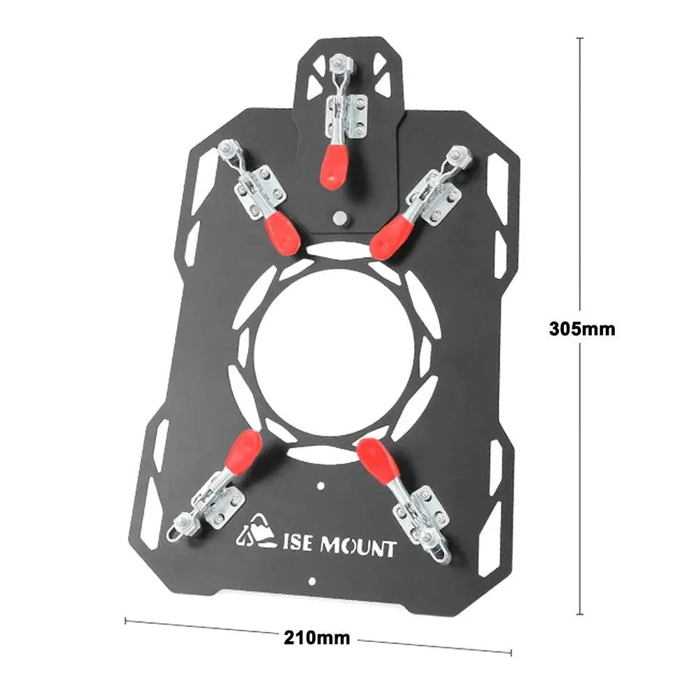 Tent Chimney Anti-Scald Plate Clip-on Stove Jack Camping Tent Protector No-Opening Tent Chimney Guard for Chimneys