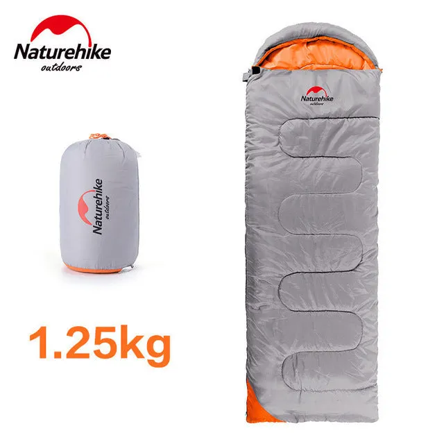 Waterproof Ultralight Spring Autumn Outdoor Camping hiking Envelope Sleeping Bag with Cap