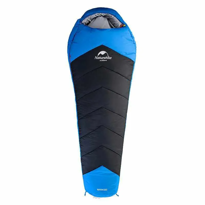 Winter Thickening Mummy Sleeping Bag - Outdoor Camping Warm Sleeping Bag with Compression Sack