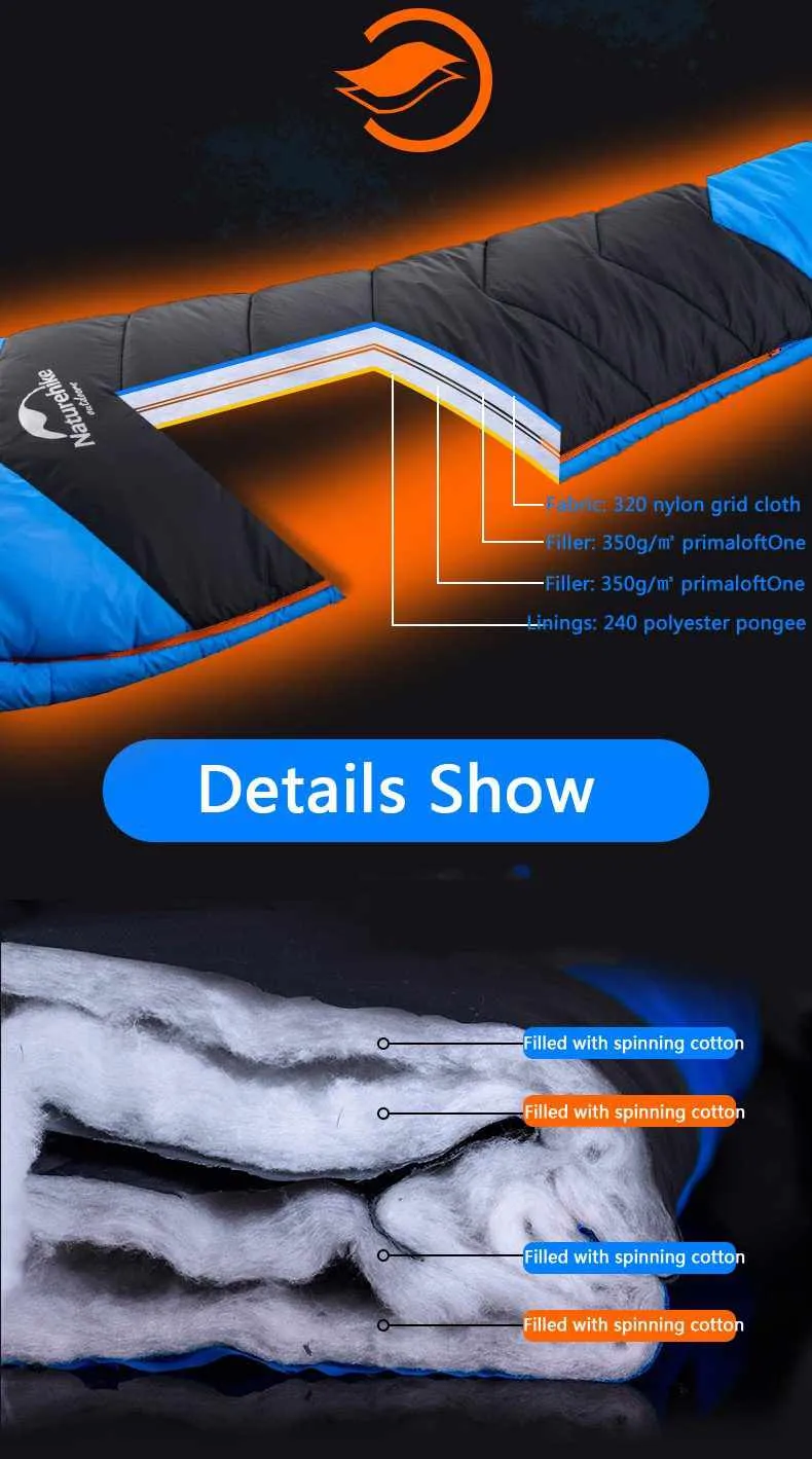 Winter Thickening Mummy Sleeping Bag - Outdoor Camping Warm Sleeping Bag with Compression Sack