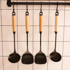 Wooden Handle Kitchen Utensils Set