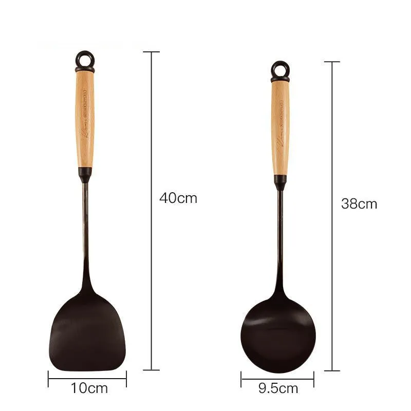 Wooden Handle Kitchen Utensils Set