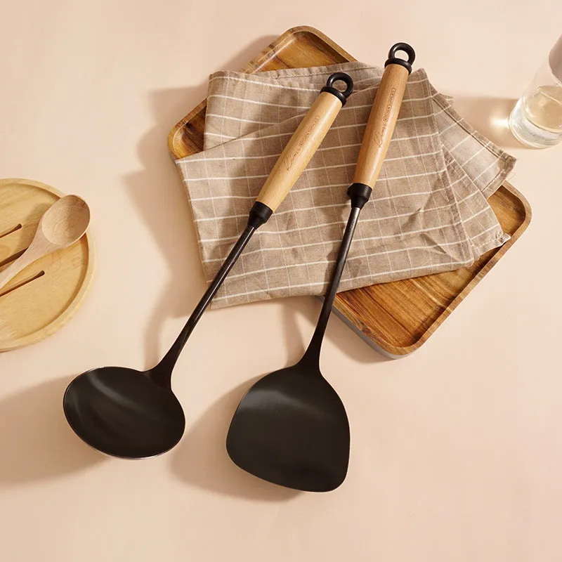 Wooden Handle Kitchen Utensils Set